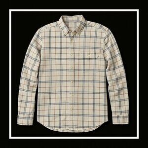 👔 Goodfellow Casual Plaid Shirt – Soft & Sleek XL Fit - 🍂 Fall Favorite